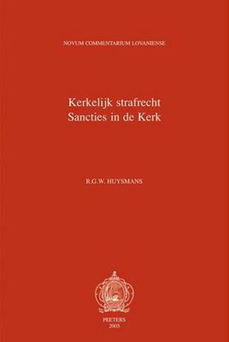 Cover image for Liber VI. Kerkelijk Strafrecht. Sancties in De Kerk. De Sanctionibus in Ecclesia