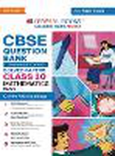 Cover image for CBSE Question Bank Chapterwise and Topicwise SOLVED PAPERS_Class 10_Mathematics (Basic)_For Exam 2024-25