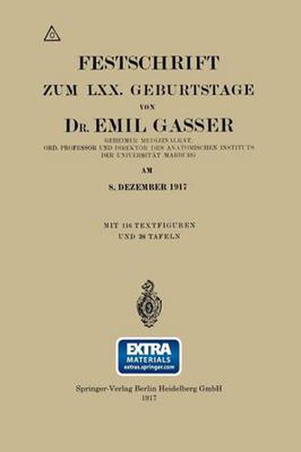 Cover image for Festschrift Zum LXX. Geburtstage