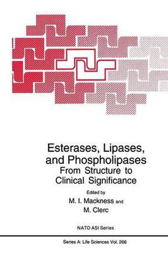 Cover image for Esterases, Lipases, and Phospholipases: From Structure to Clinical Significance