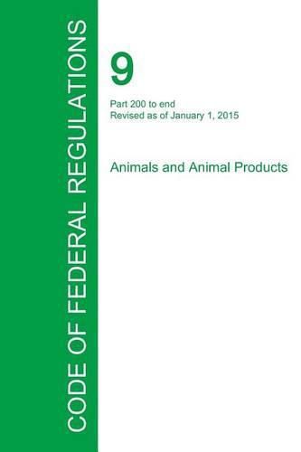 Cover image for Code of Federal Regulations Title 9, Volume 2, January 1, 2015