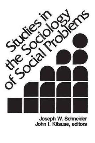 Cover image for Studies in the Sociology of Social Problems