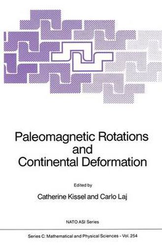 Cover image for Paleomagnetic Rotations and Continental Deformation