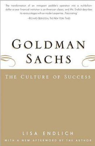 Cover image for Goldman Sachs: The Culture of Success