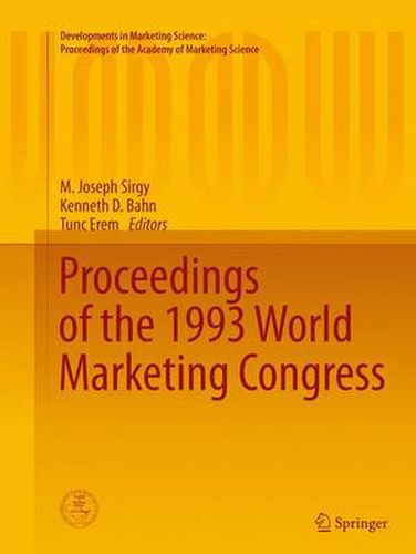 Cover image for Proceedings of the 1993 World Marketing Congress