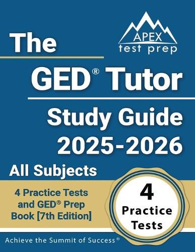 Cover image for The GED Tutor Study Guide 2025-2026 All Subjects