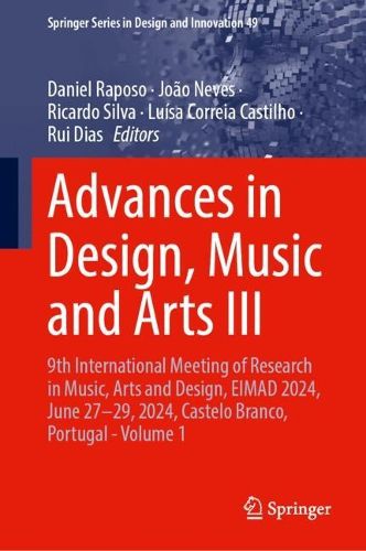 Cover image for Advances in Design, Music and Arts III