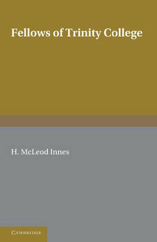 Cover image for Fellows of Trinity College, Cambridge