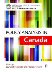 Cover image for Policy analysis in Canada