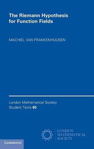 Cover image for The Riemann Hypothesis for Function Fields: Frobenius Flow and Shift Operators