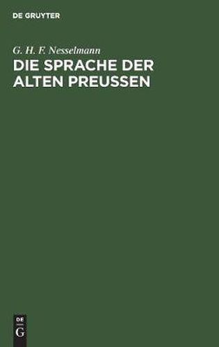 Die Sprache der alten Preussen