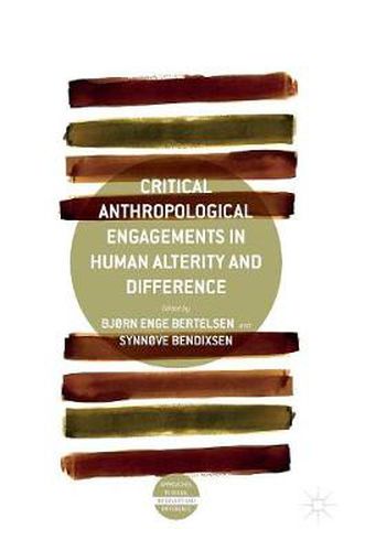 Cover image for Critical Anthropological Engagements in Human Alterity and Difference