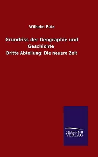Cover image for Grundriss der Geographie und Geschichte