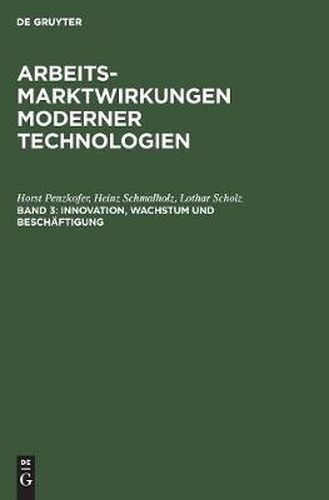 Cover image for Innovation, Wachstum und Beschaftigung