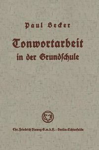 Cover image for Tonwortarbeit in Der Grundschule