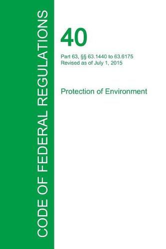 Cover image for Code of Federal Regulations Title 40, Volume 13, July 1, 2015