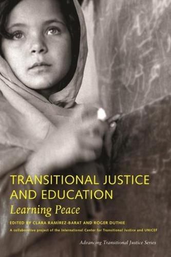 Cover image for Transitional Justice and Education - Learning Peace