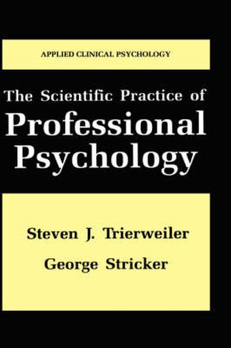 Cover image for The Scientific Practice of Professional Psychology