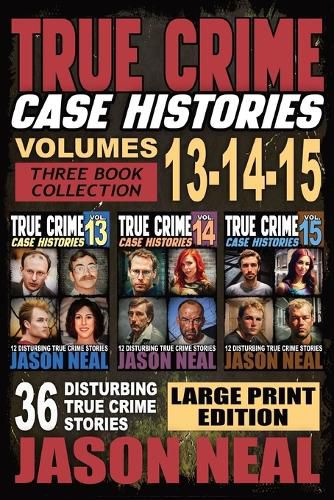 Cover image for True Crime Case Histories - (Books 13, 14, & 15) LARGE PRINT EDITION