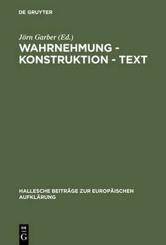 Cover image for Wahrnehmung - Konstruktion - Text