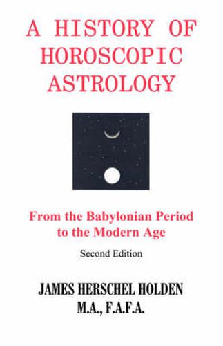 Cover image for History of Horoscopic Astrology