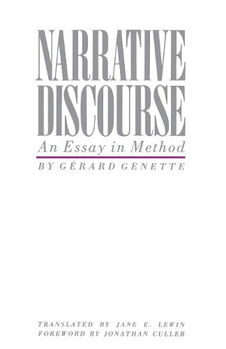 Cover image for Narrative Discourse: An Essay in Method