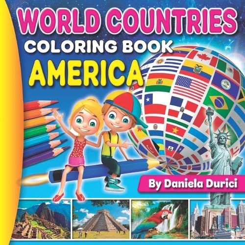 Cover image for World Countries America: Coloring Book