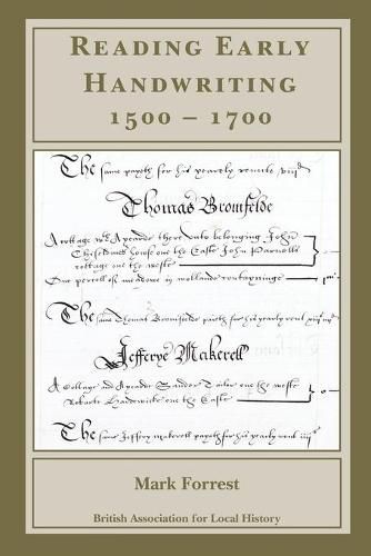 Cover image for Reading Early Handwriting 1500-1700
