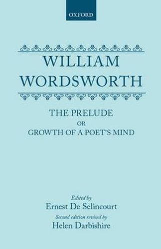 Cover image for William Wordsworth: The Prelude or Growth of a Poet's Mind