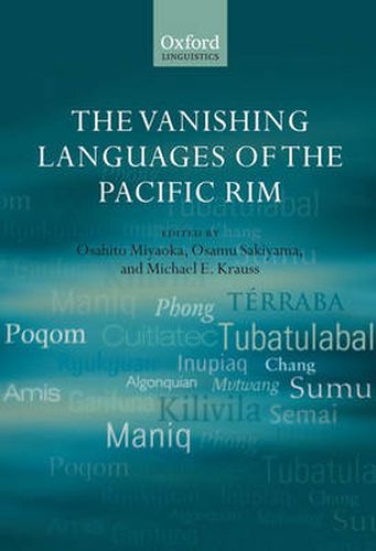 Cover image for Vanishing Languages of the Pacific Rim