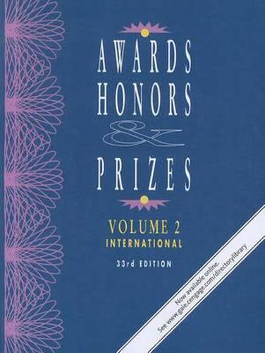 Cover image for Awards, Honors & Prizes: International