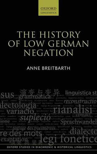 Cover image for The History of Low German Negation