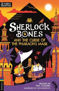 Cover image for Sherlock Bones and the Curse of the Pharaoh's Mask