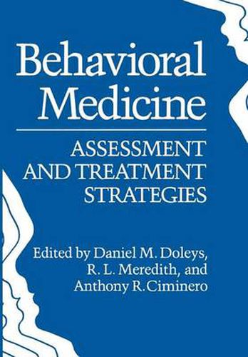 Cover image for Behavioral Medicine: Assessment and Treatment Strategies