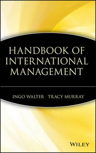 Cover image for Handbook of International Management