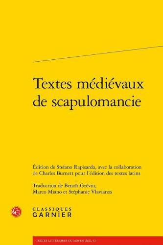 Textes Medievaux de Scapulomancie