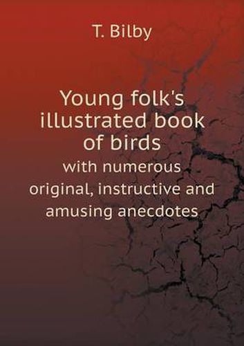 Cover image for Young folk's illustrated book of birds with numerous original, instructive and amusing anecdotes