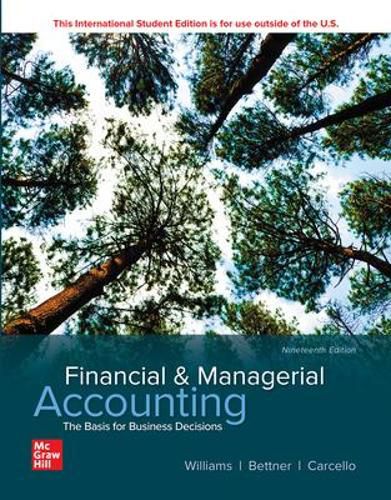 Cover image for ISE Financial & Managerial Accounting