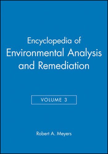 Cover image for Encyclopedia of Environmental Analysis and Remedia