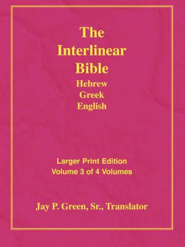 Cover image for Larger Print Bible-Il-Volume 3