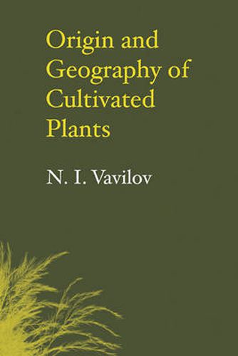 Cover image for Origin and Geography of Cultivated Plants