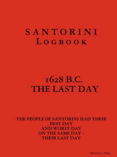 Cover image for Santorini Logbook 1628 B.C.