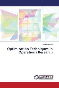 Cover image for Optimization Techniques in Operations Research