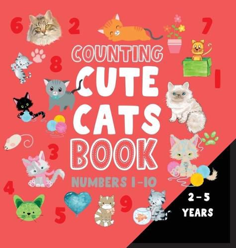 Cover image for Counting cute cats book numbers 1-10