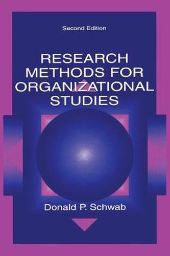 Cover image for Research Methods for Organizational Studies