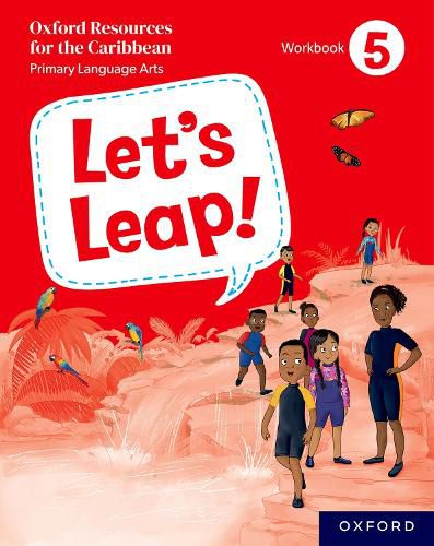 Cover image for Let's Leap! Caribbean Primary Language Arts: Workbook 5