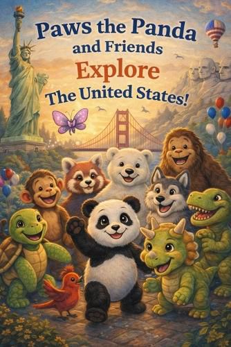 Cover image for Paws the Panda and Friends Explore The United States