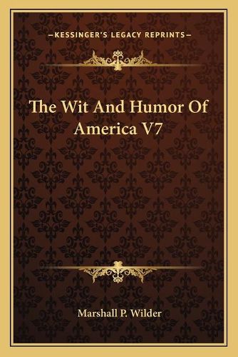 Cover image for The Wit and Humor of America V7