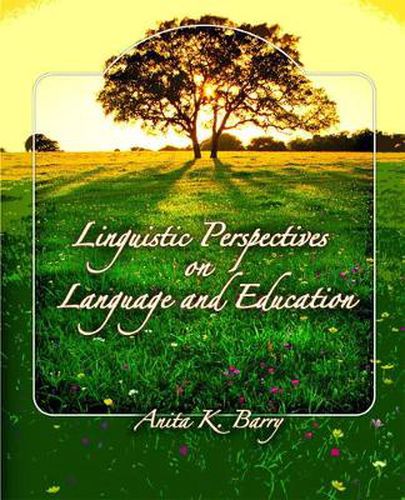 Cover image for Linguistic Perspectives on Language and Education