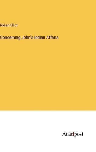 Cover image for Concerning John's Indian Affairs